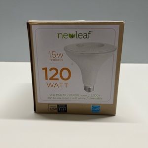 New Leaf: 15 Watt Replaces - 120 Watt Bulb (4count)